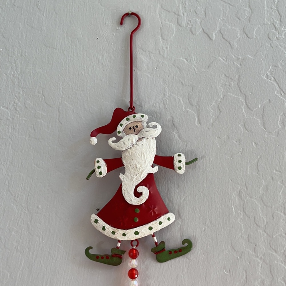 Christmas Santa Holiday Hanging Wind Chime Home Decor